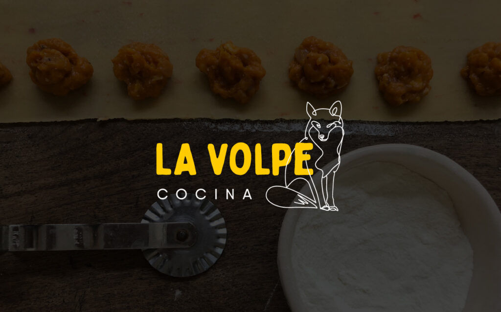 Branding la volpe logo diseño de identidad marca